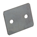 dStrap backing plate - 2 holes Ø7,0 center distance 30mm